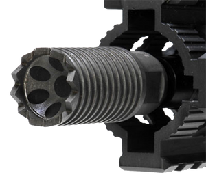 Troy Ind SBRACLM06BT00 Claymore Muzzle Brake Black Steel with 5/8"-24 tpi Threads & 2.25" OAL for 308 Win AR-Platform Troy Ind SBRACLM06BT00 Claymore Muzzle Brake Black Steel with 5/8"-24 tpi Threads & 2.25" OAL for 308 Win AR-Platform
