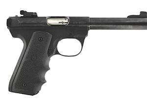 Hogue Wraparound Rubber Grips with Finger Grooves Ruger Mark III 22/45 Black Hogue Wraparound Rubber Grips with Finger Grooves Ruger Mark III 22/45 Black