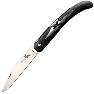Cold Steel CS20KJ Kudu Lite 4.25" Folding Plain Polished 5Cr15MoV SS Blade/Black Woodgrain Zy-Ex Handle Cold Steel CS20KJ Kudu Lite 4.25" Folding Plain Polished 5Cr15MoV SS Blade/Black Woodgrain Zy-Ex Handle