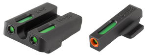 TRUGLO TFX Pro Sight Set Kahr P9, PM9 Tritium / Fiber Optic Green with Orange Front Dot Outline TRUGLO TFX Pro Sight Set Kahr P9, PM9 Tritium / Fiber Optic Green with Orange Front Dot Outline