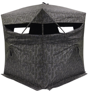 Rhino Blinds R150MBL Hybrid R150 5 Hub Mossy Oak Bottomland 150 Denier 58" x 58" 65" High Rhino Blinds R150MBL Hybrid R150 5 Hub Mossy Oak Bottomland 150 Denier 58" x 58" 65" High