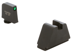AmeriGlo GL812 Optic Compatible Sight Set for GlockBlack | 5XL Tall Green Tritium with Black Outline Front Sight 5XL Tall Black Rear Sight AmeriGlo GL812 Optic Compatible Sight Set for GlockBlack | 5XL Tall Green Tritium with Black Outline Front Sight 5XL Tall Black Rear Sight