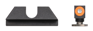 Night Fision GLK003014OGZ Tritium Night Sights For GlockBlack | Green Tritium Orange Ring Front Sight Black Rear Sight