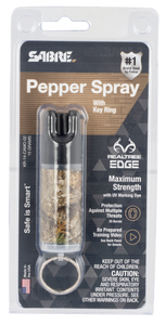Sabre KR14CAMO02 Pepper SprayOC Pepper UV Dye Effective Distance 10 ft 0.54 oz Realtree Edge Includes Key Ring Sabre KR14CAMO02 Pepper SprayOC Pepper UV Dye Effective Distance 10 ft 0.54 oz Realtree Edge Includes Key Ring