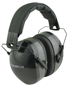Champion Targets 40970 Passive Muff27 dB Over the Head Black/Gray Adult Champion Targets 40970 Passive Muff27 dB Over the Head Black/Gray Adult