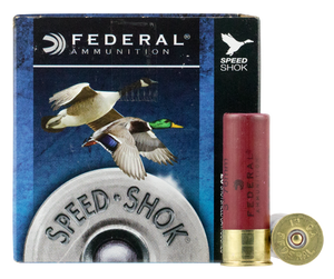 Federal WF1421 Speed-Shok Waterfowl 12 Gauge 3" 1 1/4 oz 1 Shot 25 Per Box/ 10 Cs Federal WF1421 Speed-Shok Waterfowl 12 Gauge 3" 1 1/4 oz 1 Shot 25 Per Box/ 10 Cs