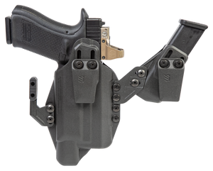 Blackhawk 416876BK StacheIWB Size 76 Black Polymer Belt Clip Fits Glock 43X/48 w/SureFire XSC Ambidextrous Blackhawk 416876BK StacheIWB Size 76 Black Polymer Belt Clip Fits Glock 43X/48 w/SureFire XSC Ambidextrous