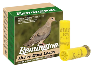 Remington Heavy Dove Ammunition 20 Gauge 2-3/4" 1 oz Remington Heavy Dove Ammunition 20 Gauge 2-3/4" 1 oz