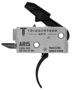 TriggerTech Mil-Spec Trigger Curved Bow AR-15 Single Stage Black TriggerTech Mil-Spec Trigger Curved Bow AR-15 Single Stage Black