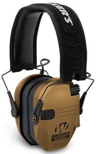 Walker's GWPRSEMBB Razor Slim Electronic Muff Polymer 23 dB Over the Head Battle Brown/Black Adult Walker's GWPRSEMBB Razor Slim Electronic Muff Polymer 23 dB Over the Head Battle Brown/Black Adult