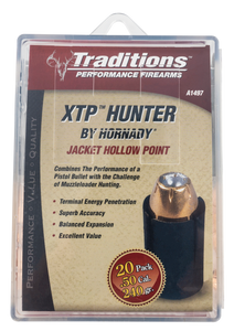 Traditions TPF Hunter Muzzleloading Bullet 50 Caliber Sabot with 44 Caliber 240 Grain Hollow Point Bullet 20PK Traditions TPF Hunter Muzzleloading Bullet 50 Caliber Sabot with 44 Caliber 240 Grain Hollow Point Bullet 20PK