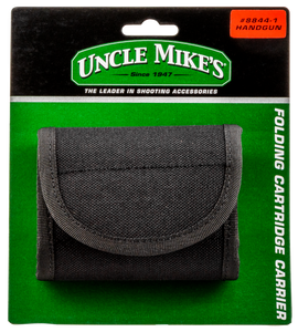 Uncle Mike's 88441 Folding Cartridge Carrier Handgun 12 Rounds Black Nylon Uncle Mike's 88441 Folding Cartridge Carrier Handgun 12 Rounds Black Nylon