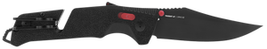 S.O.G SOG11120141 Trident AT 3.70" Folding Clip Point Plain Black TiNi Cryo D2 Steel Blade/Black w/Red Accents GRN Handle Features Line Cutter/Glass Breaker S.O.G SOG11120141 Trident AT 3.70" Folding Clip Point Plain Black TiNi Cryo D2 Steel Blade/Black w/Red Accents GRN Handle Features Line Cutter/Glass Breaker
