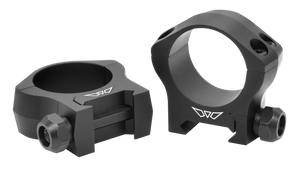 Warne 7213M Mountain Tech Scope Ring Set Fixed For Rifle Picatinny/Weaver Low 30mm Tube Black Anodized Aluminum