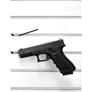 Gun Storage Solutions Slatwall Snipers, Vinyl Coated, Black SNPR10RT Gun Storage Solutions Slatwall Snipers, Vinyl Coated, Black SNPR10RT