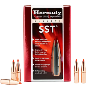 Hornady SST Bullets 7.62x39mm (310 Diameter) 123 Grain InterLock Polymer Tip Spitzer Box of 100 Hornady SST Bullets 7.62x39mm (310 Diameter) 123 Grain InterLock Polymer Tip Spitzer Box of 100