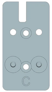 Beretta Usa Rdo Plate, Ber Eus03053 Kit Rdo 90/92 Series C-More Beretta Usa Rdo Plate, Ber Eus03053 Kit Rdo 90/92 Series C-More
