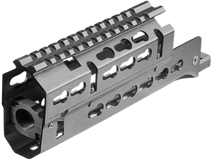 Aim Sports MMAK02 Russian HandguardShort & Drop-in, M-LOK 2-Piece Style Made of 6061-T6 Aluminum with Black Anodized Finish for AK-47 Aim Sports MMAK02 Russian HandguardShort & Drop-in, M-LOK 2-Piece Style Made of 6061-T6 Aluminum with Black Anodized Finish for AK-47