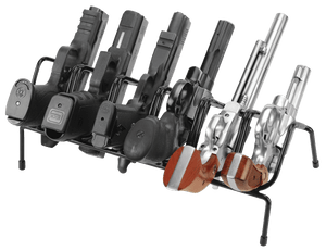 Lockdown Handgun Rack Black, Holds 6 Handguns Lockdown Handgun Rack Black, Holds 6 Handguns