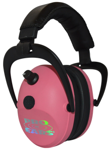 Pro Ears PEG2SMP Gold II Electronic Muff 26 dB Over the Head Pink/Black Adult 1 Pair Pro Ears PEG2SMP Gold II Electronic Muff 26 dB Over the Head Pink/Black Adult 1 Pair