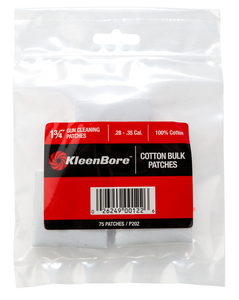 KleenBore P202 Super Shooter30 Cal/28 - 35 Cal 1.75" 100% Cotton Flannel 75 Per Pack KleenBore P202 Super Shooter30 Cal/28 - 35 Cal 1.75" 100% Cotton Flannel 75 Per Pack