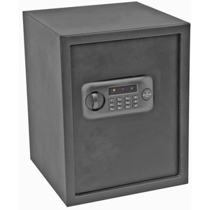 Bulldog Digital Pistol Vault Lockbox with Electronic Lock with Shelf Black Bulldog Digital Pistol Vault Lockbox with Electronic Lock with Shelf Black