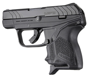 Hogue 18120 HandAll Beavertail Grip Sleeve made of Rubber with Textured Black Finish for Ruger LCP II Hogue 18120 HandAll Beavertail Grip Sleeve made of Rubber with Textured Black Finish for Ruger LCP II