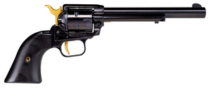 Heritage Rough Rider .22LR Revolver 6.5" Barrel Fixed Sights Black Gold Heritage Rough Rider .22LR Revolver 6.5" Barrel Fixed Sights Black Gold