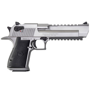 Magnum Research Desert Eagle Mark XIX .50 AE Pistol Brushed S/S Magnum Research Desert Eagle Mark XIX .50 AE Pistol Brushed S/S