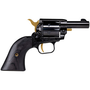 Heritage Barkeep .22LR Revolver 3.6" Barrel Fixed Sights Black Gold Heritage Barkeep .22LR Revolver 3.6" Barrel Fixed Sights Black Gold