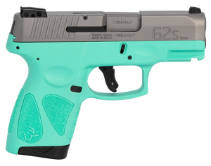Taurus G2S 9mm Stainless and Cyan Pistol - 1-G2S939C Taurus G2S 9mm Stainless and Cyan Pistol - 1-G2S939C