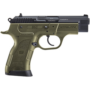 SAR USA B6C Compact 9mm Pistol OD Green - B6C9OD SAR USA B6C Compact 9mm Pistol OD Green - B6C9OD
