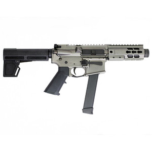 Brigade Mfg 5.5" 9mm AR Pistol Cerakote Tungsten Gray - A0915531 Brigade Mfg 5.5" 9mm AR Pistol Cerakote Tungsten Gray - A0915531