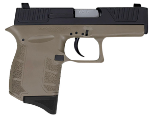 Diamondback DB9 9mm Pistol 3" Barrel Fixed Sights FDE Black Diamondback DB9 9mm Pistol 3" Barrel Fixed Sights FDE Black