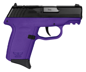 SCCY CPX-2 9mm Pistol 3.1" 10rd Black/Purple - CPX2CBPURDRG3 SCCY CPX-2 9mm Pistol 3.1" 10rd Black/Purple - CPX2CBPURDRG3