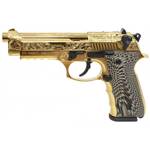 Girsan REGARD DLX 9mm Pistol 4.9" Barrel Fixed Sights Gold - 390088 Girsan REGARD DLX 9mm Pistol 4.9" Barrel Fixed Sights Gold - 390088