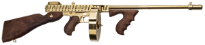 Auto Ordnance 1927A-1 Deluxe .45 ACP Semi-Auto Carbine Brown - T150DTGTS Auto Ordnance 1927A-1 Deluxe .45 ACP Semi-Auto Carbine Brown - T150DTGTS