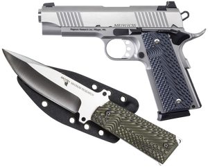 Magnum Research 1911c Mag De1911c9ssk 1911 9mm C 4.33 W/knf Ss/blk Magnum Research 1911c Mag De1911c9ssk 1911 9mm C 4.33 W/knf Ss/blk