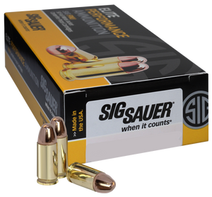 Sig Sauer Elite Performance Ammunition 40 S&W 180 Grain Full Metal Jacket Sig Sauer Elite Performance Ammunition 40 S&W 180 Grain Full Metal Jacket
