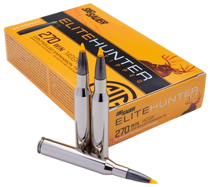 Sig Sauer E270TH220 Elite Hunter Tipped270 Win 140 gr 2950 fps Controlled Expansion Tip (CET) 20 Bx/10 Cs Sig Sauer E270TH220 Elite Hunter Tipped270 Win 140 gr 2950 fps Controlled Expansion Tip (CET) 20 Bx/10 Cs