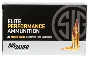 Sig Sauer Elite Performance Match Grade Ammunition 300 Winchester Magnum 190 Grain Open Tip Match Sig Sauer Elite Performance Match Grade Ammunition 300 Winchester Magnum 190 Grain Open Tip Match