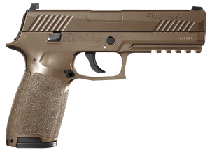 Sig Sauer Airguns AIRP320 P320 Air Pistol CO2 177 Pellet 30+1 8" Coyote Polymer Grips
