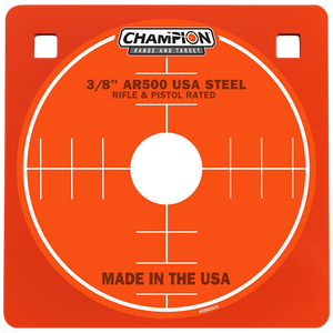 Champion Targets Center Mass Champ 44905 Ar500 8in Square 3/8in Champion Targets Center Mass Champ 44905 Ar500 8in Square 3/8in