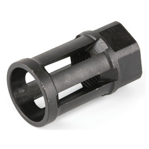 Lone Wolf Distributors Flash Hider Black Oxide Finish Fits 1/2x28 9mm Barrels LWD-FH9