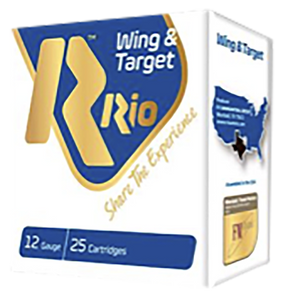 Rio Ammunition Wing & Target Rio Wt2875 Wing&targt 12g 2 3/4 1 7.5 25/10 Rio Ammunition Wing & Target Rio Wt2875 Wing&targt 12g 2 3/4 1 7.5 25/10