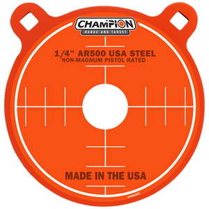 Champion Targets Center Mass Champ 44910 Ar500 8in Gong 1/4in Champion Targets Center Mass Champ 44910 Ar500 8in Gong 1/4in
