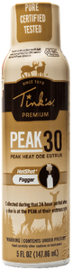 Dead Down Wind Peak30 Tinks W5503 Peak30 Prem Doe Estrs 5oz Fogger Dead Down Wind Peak30 Tinks W5503 Peak30 Prem Doe Estrs 5oz Fogger