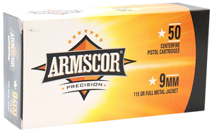 Armscor Usa Arms 50043ph 9mm 115 Fmj 50/20 Armscor Usa Arms 50043ph 9mm 115 Fmj 50/20