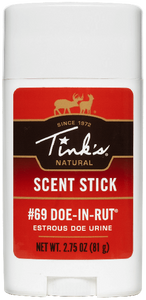 Dead Down Wind #69 Tinks W6377 #69 Doe In Rut Stick Natural 2.75oz Dead Down Wind #69 Tinks W6377 #69 Doe In Rut Stick Natural 2.75oz