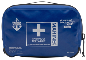 Adventure Medical Kits 01150450 Marine 450 Treats Injuries/Illnesses Dust Proof Waterproof Blue Adventure Medical Kits 01150450 Marine 450 Treats Injuries/Illnesses Dust Proof Waterproof Blue